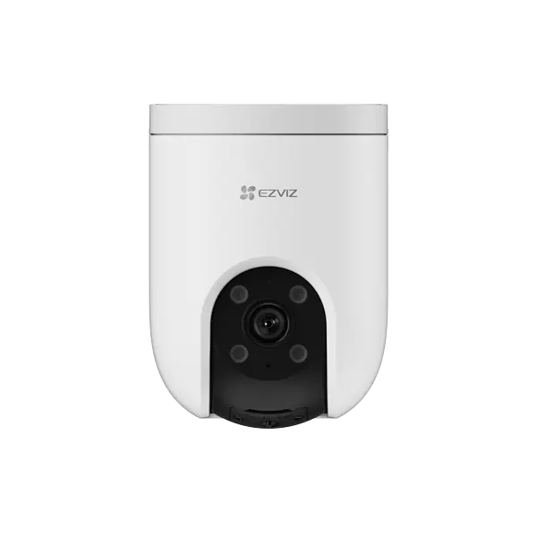 Camera supraveghere Wi-Fi EZVIZ H8c Pro 4K Full Color, 8MP, Pan Tilt 360, Detectare AI Persoane si Vehicule, Auto-Zoom Tracking, IR 30m, Sirena, Lumina, Microfon, Difuzor, Card MicroSD 512GB si CloudPlay