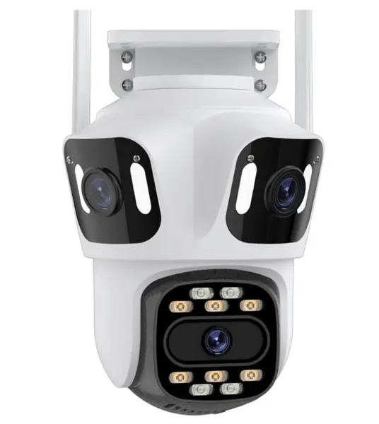 Camera Supraveghere WiFi BT Ultra HD 4 Lentile Unghi Larg Zoom 8X Night Vision Autotracking Audio Bidirectional
