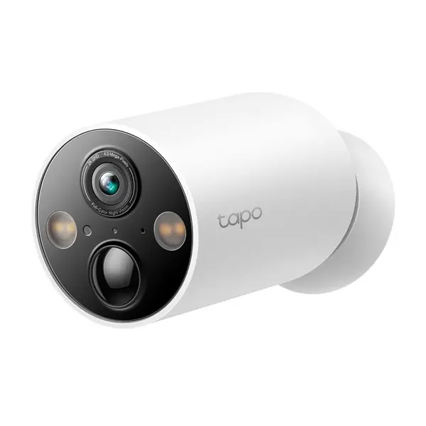 Camera supraveghere wireless IP WiFi TP-Link Starlight TAPO C425, 4 MP, IR 15 m, microfon si difuzor, slot card, control prin aplicatie, 10000 mAh, detectie smart, baza magnetica