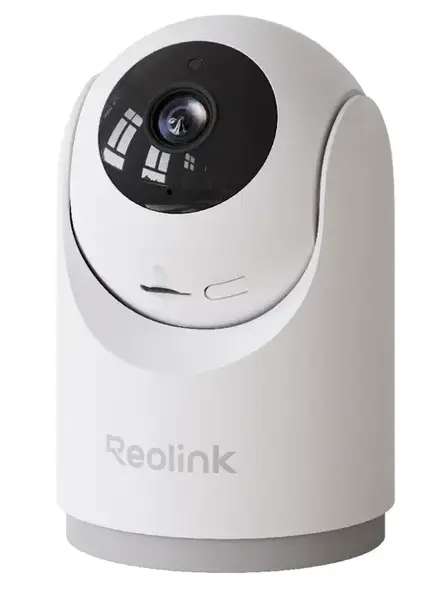 Camera supraveghere wireless rotativa IP WiFi 6 Reolink E321, 3 MP, IR 12 m, 4 mm, slot card, microfon si difuzor, detectie AI miscare/om/animal/plansete, auto-tracking, 2.4 GHz