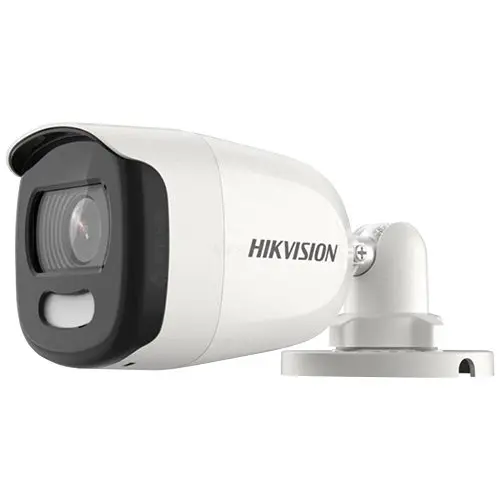 Camera Turbo HD ColorVu Hikvision DS-2CE10HFT-E, 5MP, lentila 2.8mm, Smart light 20 m, 30 dB true WDR, PoC, IP67