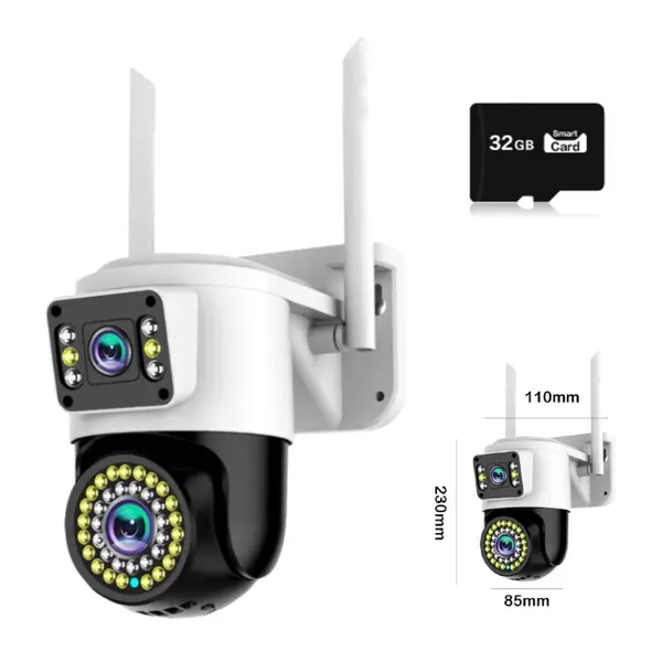 Camera Video 6MP, 42 LED, Vedere 360°, Wi-Fi, Card 32 GB