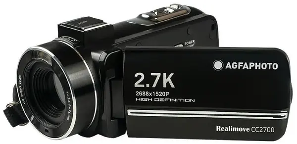 Cameră video AGFA – Realimove CC-2700-2 with accessories, Black