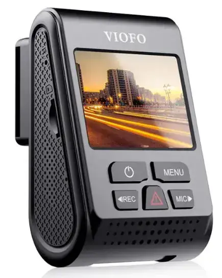 Camera video auto Viofo A119-G V3, 4 Mpx, QHD, GPS, 140°, imagine Sony Starvis IMX335 (Negru)
