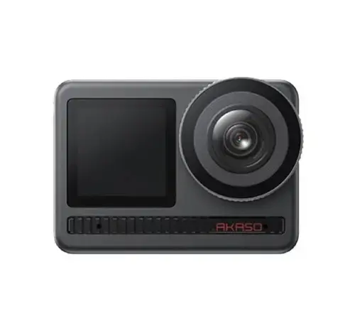 Camera video de actiune AKASO Brave 8, 4K 60FPS, 48MP, SuperSmooth EIS, 150° Wide Angle, Touchscreen, 8X Zoom, Slow Motion 16x, IPX8, WiFi, cu 2 baterii 1550mAh, card 64GB inclus (Negru)