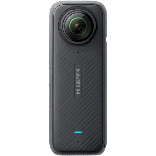 Camera video de actiune Insta360 X4, 8K, 72 MP/18 MP, 360°, Wi-Fi, Bluetooth, Giroscop 6 axe, 4 Microfoane, Active HDR, Timelapse (Negru)