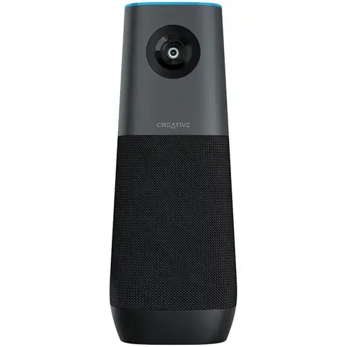 Camera videoconferinta Creative LIVE! MEET 4K UHD cu Auto Tracking, Gesture Recognition, E-PTZ si 7x digital zoom, AI TECHNOLOGY, 4 microfoane MEMS omnidirectionale, boxa integrata si IR Remote (Negru)