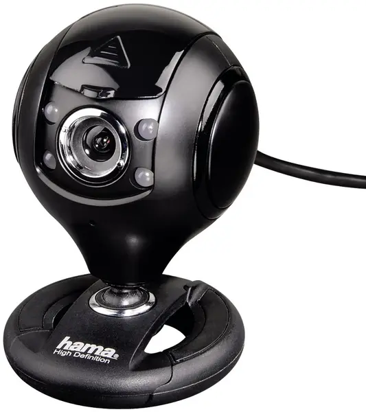 Cameră web Hama - Spy Protect, 720p, neagră