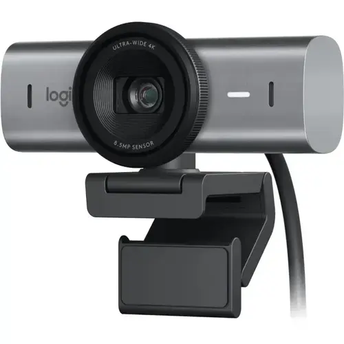 Camera Web Logitech MX Brio, 4K, USB-C, CMOS 8.5 Mpixeli, microfon (Negru)