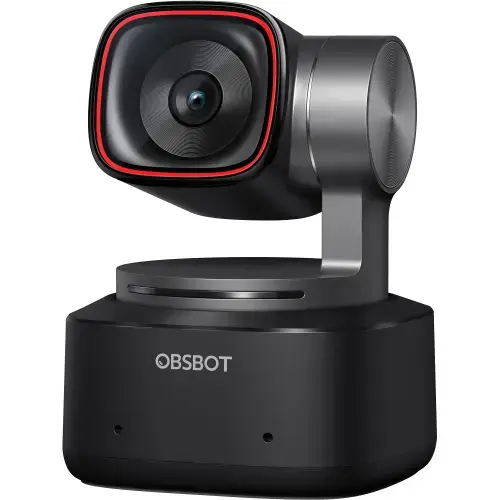 Camera web Obsbot Tiny 2, 4K PTZR, Control AI, Zoom 4x, USB-C, Microfon (Negru)