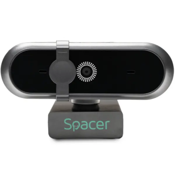 Camera web Spacer 1080P, negru Camera web Spacer 1080P, negru