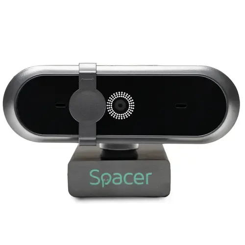 Camera web Spacer SPWB-CAMFHD-03, FULL-HD 1080P cu auto focus si rezolutie video 1920 x 1080, Negru