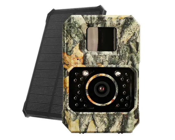Camera Wi-Fi pentru vanatoare cu panou solar si baterie 2000mAh Safer PH960W, 48MP Foto, Video Full HD, IR 20m, PIR, IP66