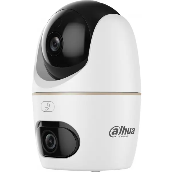 Camera WiFi interior Dahua DH-H5D-5F, Pan/Tilt, 5+5MP, WiFi 6, Night Vision, Dual Light, AI persoane/animale, Tracking, Two-way talk, Alarma
