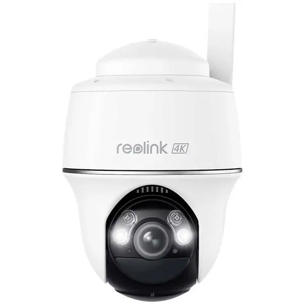 Camera wifi rotativa 4G LTE PT Reolink G440, 8 MP, IR/lumina alba 10 m, PIR 10 m, acumulator 6000 mAh, alarma personalizabila, microfon