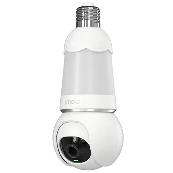 Camera wireless PT Full Color Imou IPC-S6DP-5M0WEB-E27 tip bec, 5 MP, IR 25 m, 2.8 mm, microfon, difuzor, sirena, slot card, 350 lumeni