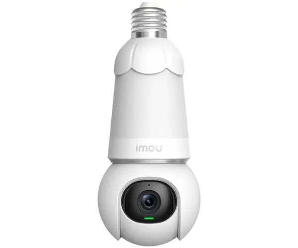 Camera Wireless PTZ cu montare in Dulie E27 Imou Bulb Cam 5 MP, LED 25m, 2.8mm, Alarma Difuzor, Microfon, IPC-S6DP-5M0WEB-E27
