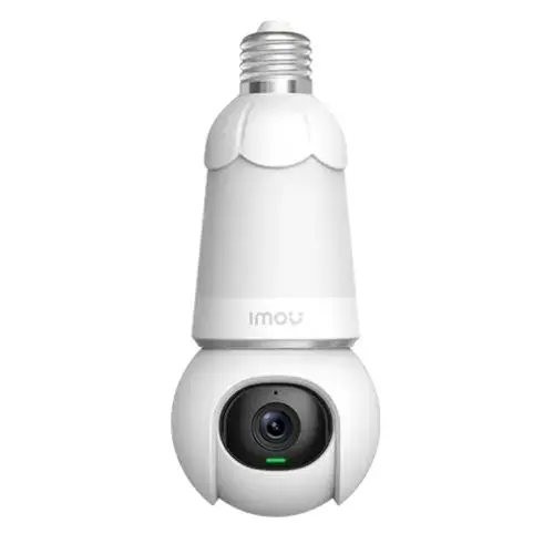 Camera Wireless PTZ cu montare in Dulie E27 Imou Bulb Cam 5 MP, LED 25m, 2.8mm, Alarma Difuzor, Microfon, IPC-S6DP-5M0WEB-E27
