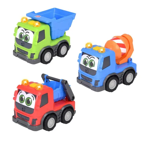 Camion bebelusi cu sunete si lumini ABC Volvo 13 cm diverse modele