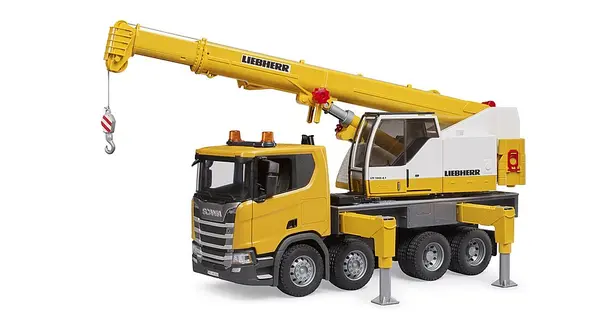Camion cu macara Bruder Scania Super 03571