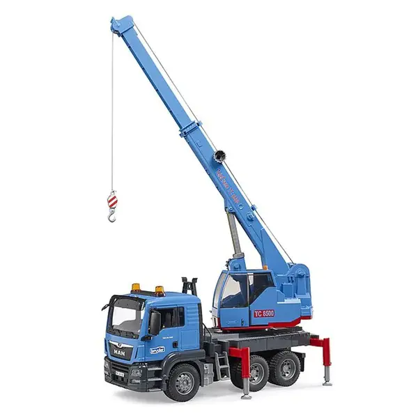 Camion cu macara mobila Bruder MAN TGS