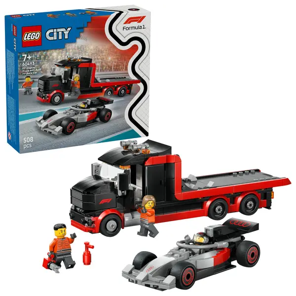 Camion de prezentare F1 cu masina de curse Audi F1