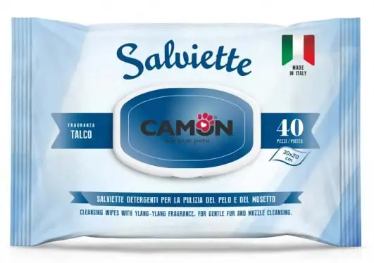 CAMON Şerveţele igienice pentru curăţare, cu talc 40 bucăţi