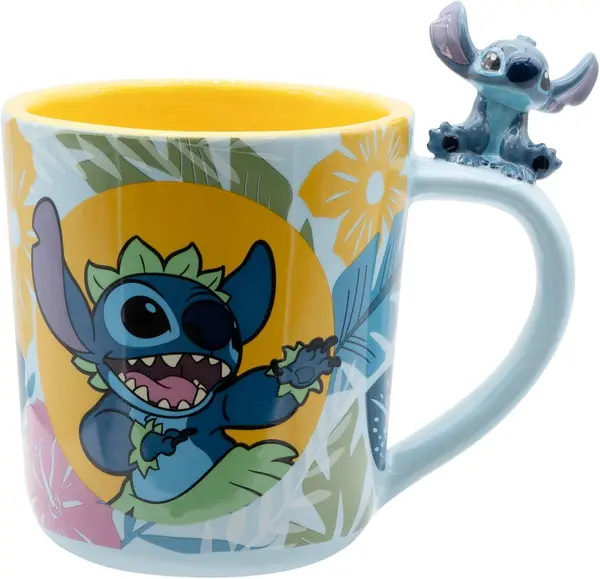 Cană 3D ABYstyle Disney: Lilo & Stitch - Hawaiian Stitch