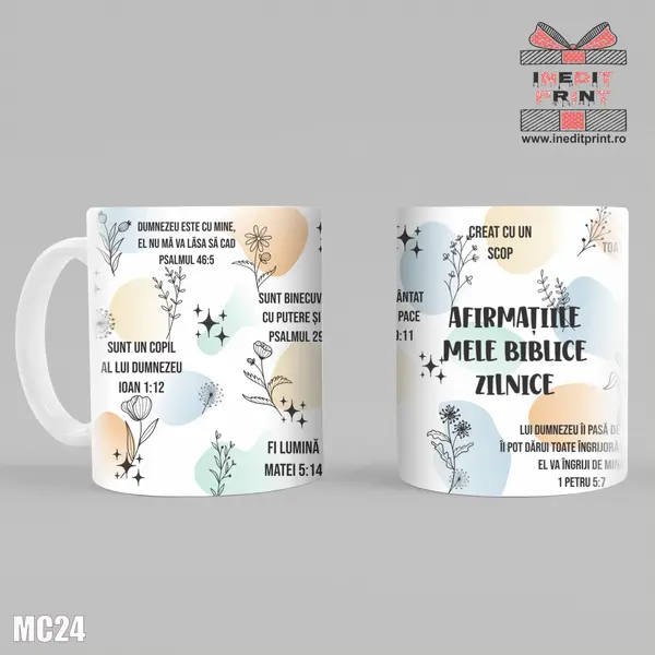 Cana Afirmațiile mele biblice zilnice MC24 Termosensibila neagra