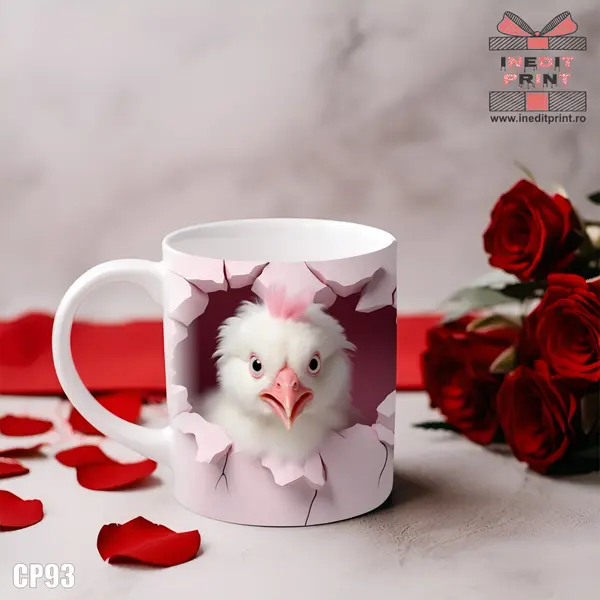 Cana Angry Chiken CP93 Termosensibilă roșie