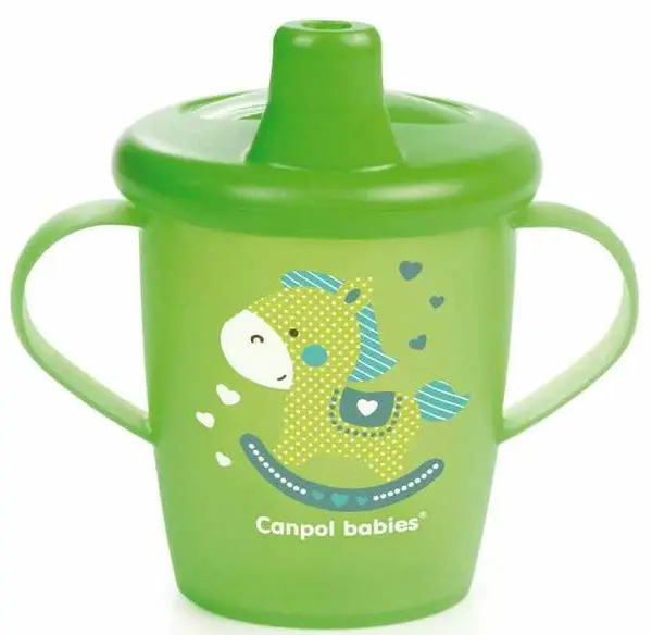 Cana antivarsare cu cioc tare Canpol - Toys, verde