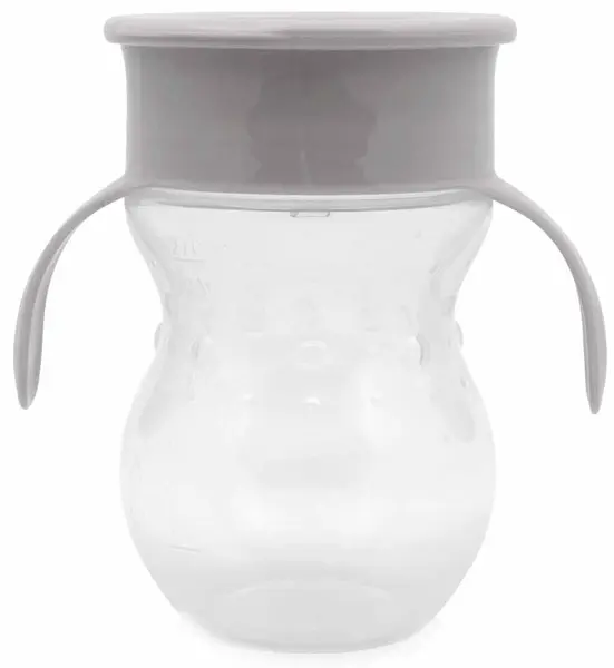Cană antivărsare Lorelli - 360°, 270 ml, gri