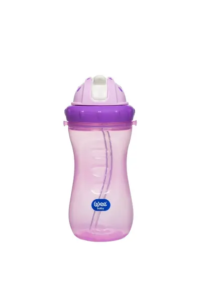 Cana colorata cu pai, 350ml, Wee Baby