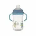 Cana cu cioc de silicon Bonjour Paris Albastru, 250ml, Canpol babies