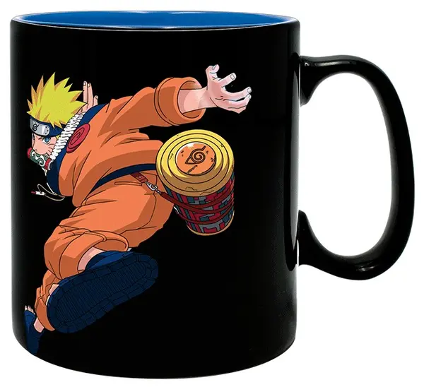 Cană cu efect termic ABYStyle Animation: Naruto - Naruto & Sasuke