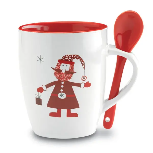 Cana cu lingurita 250ml Cana cu lingurita 250ml