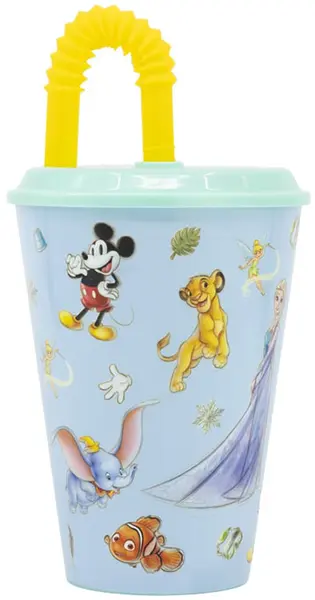 Cană cu pai Stor - Disney, 430 ml