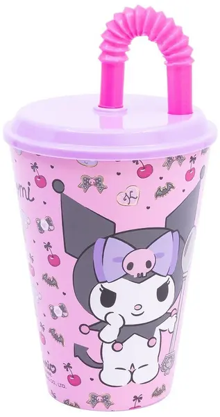 Cană cu pai Stor Kuromi – 430 ml