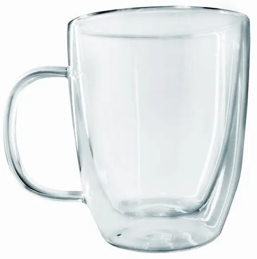 Cană cu perete dublu cu mâner Nerthus - 350 ml