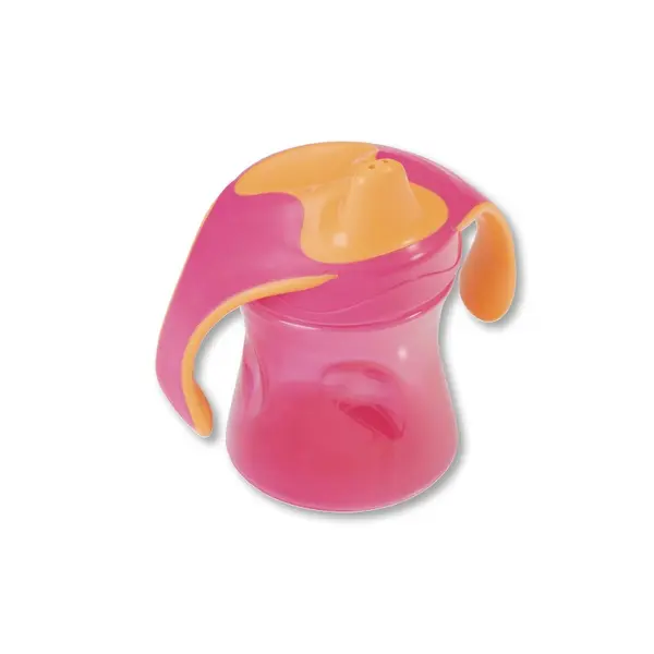 Cană de bronzat Baby Nova cu capac - 220 ml, roz
