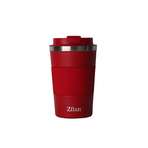 Cana de cafea Zilan ZLN9924 termos, capacitate 510ml, interior din inox, pereti dublii, rosu