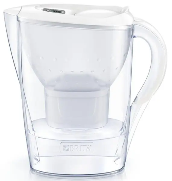 Cană de filtrare apă BRITA - Marella XL Memo Pro, 3.5 l, alb