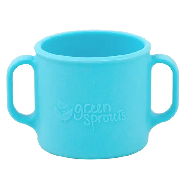 Cana de invatare Learning Cup Green Sprouts Aqua