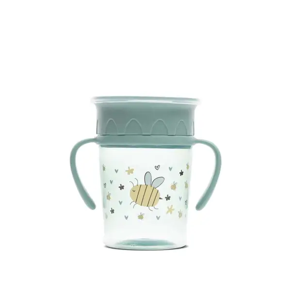 Cana de tranzitie Lorelli Baby Care 360 12 luni + Iceberg Green