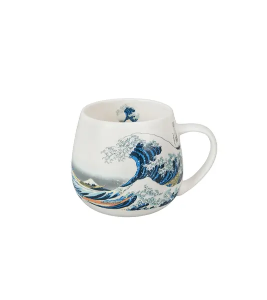 Cana din portelan 430 ml, Great Wave - K. Hokusai