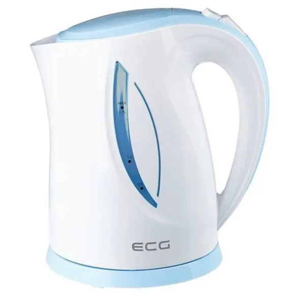 Cana electrica fierbator ECG RK 1758 bleu, 1,7 L, 2000 W, plastic de calitate BPA FREE