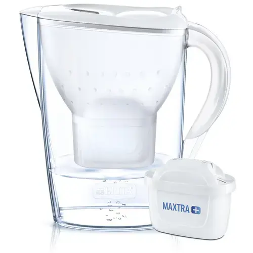 Cana filtranta BRITA Marelaa 125219, 2.4 L, Cartus Maxtra+ (Alb)