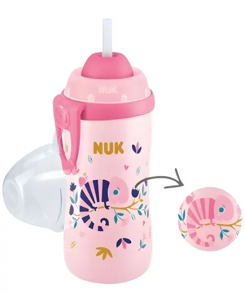 Cana Nuk Flexi Color Change 300 ml Roz