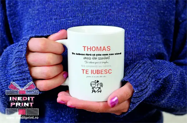 Cana personalizata cu Nume si text CP135