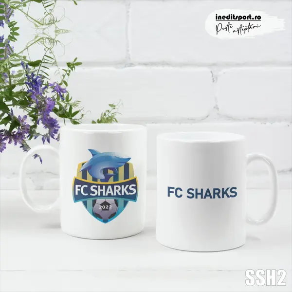 Cana personalizata F.C. Sharks SSH2